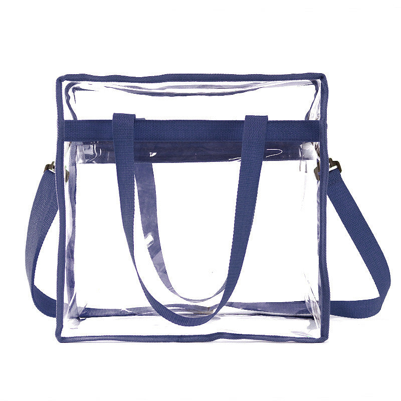 Women's Pvc Shoulder Messenger Bag Transparent