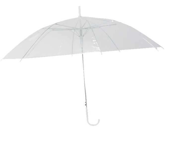 SPONSOREDDome Umbrella Transparent Clear See Through Plastic PVC Wedding Brolly Decal