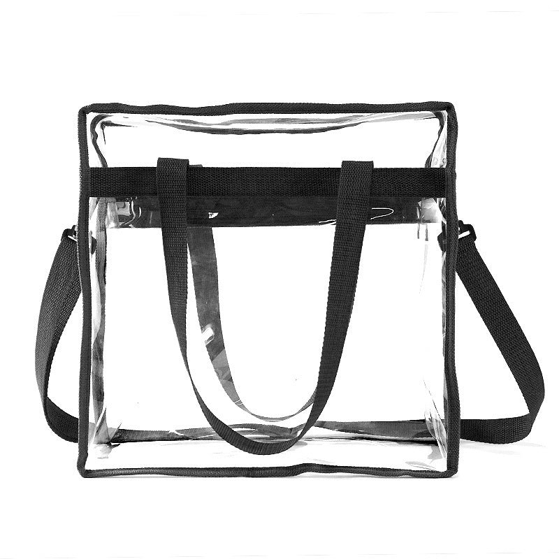 Women's Pvc Shoulder Messenger Bag Transparent