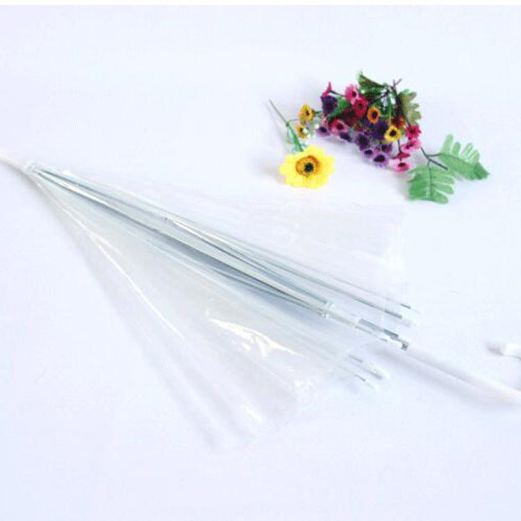SPONSOREDDome Umbrella Transparent Clear See Through Plastic PVC Wedding Brolly Decal