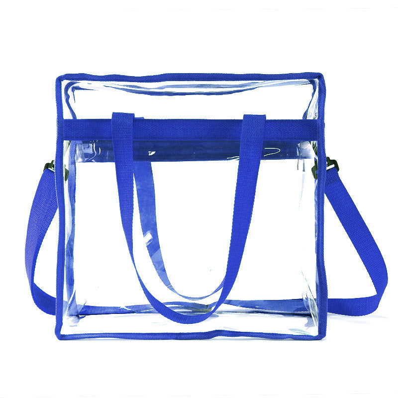 Women's Pvc Shoulder Messenger Bag Transparent