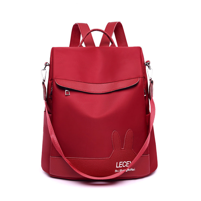 Nylon high school student school bag