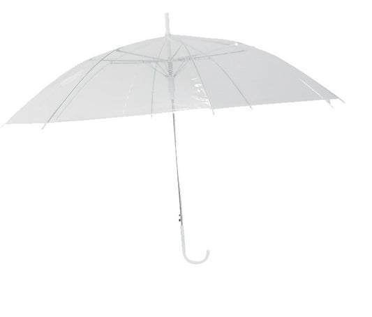 SPONSOREDDome Umbrella Transparent Clear See Through Plastic PVC Wedding Brolly Decal