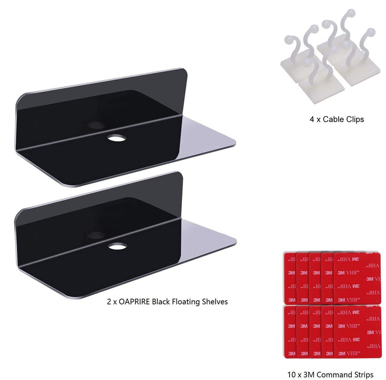 Floating Shelf Wall-mounted Perforation-free Wall Storage Rack