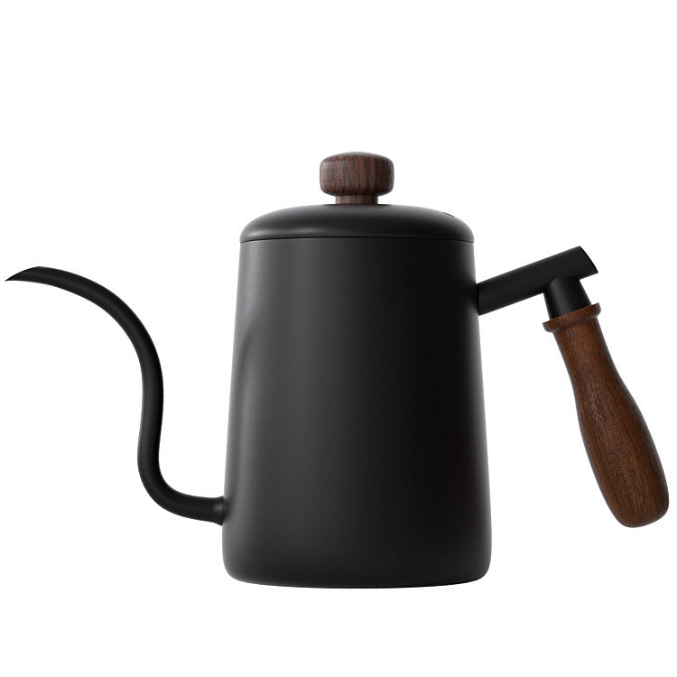 Stainless steel long-mouth slender pot
