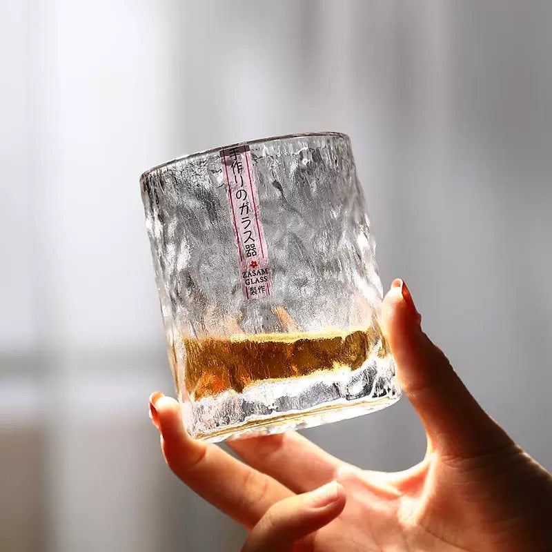 Japanese-style Creative Wine Glass Tree Pattern Cup Crystal Glass