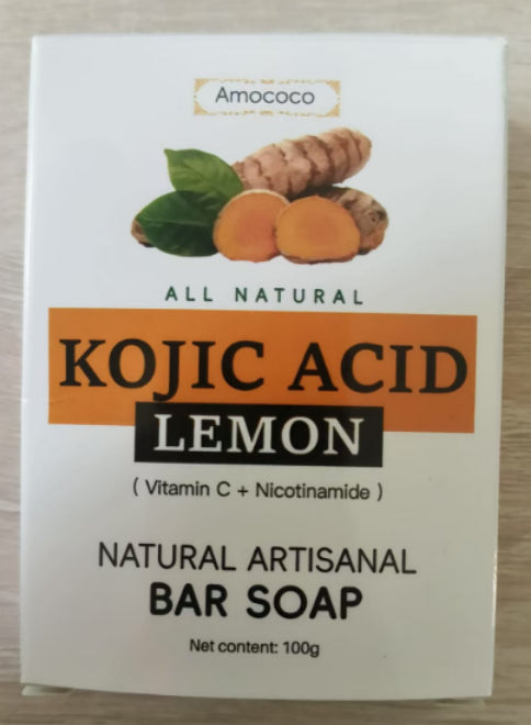 Only Supports Self Pickup With Waybill Turmeric Kojic Acid Brightening Soap, Deep Cleansing & Hydrating Bar For Radiant, Even-Toned Skin
