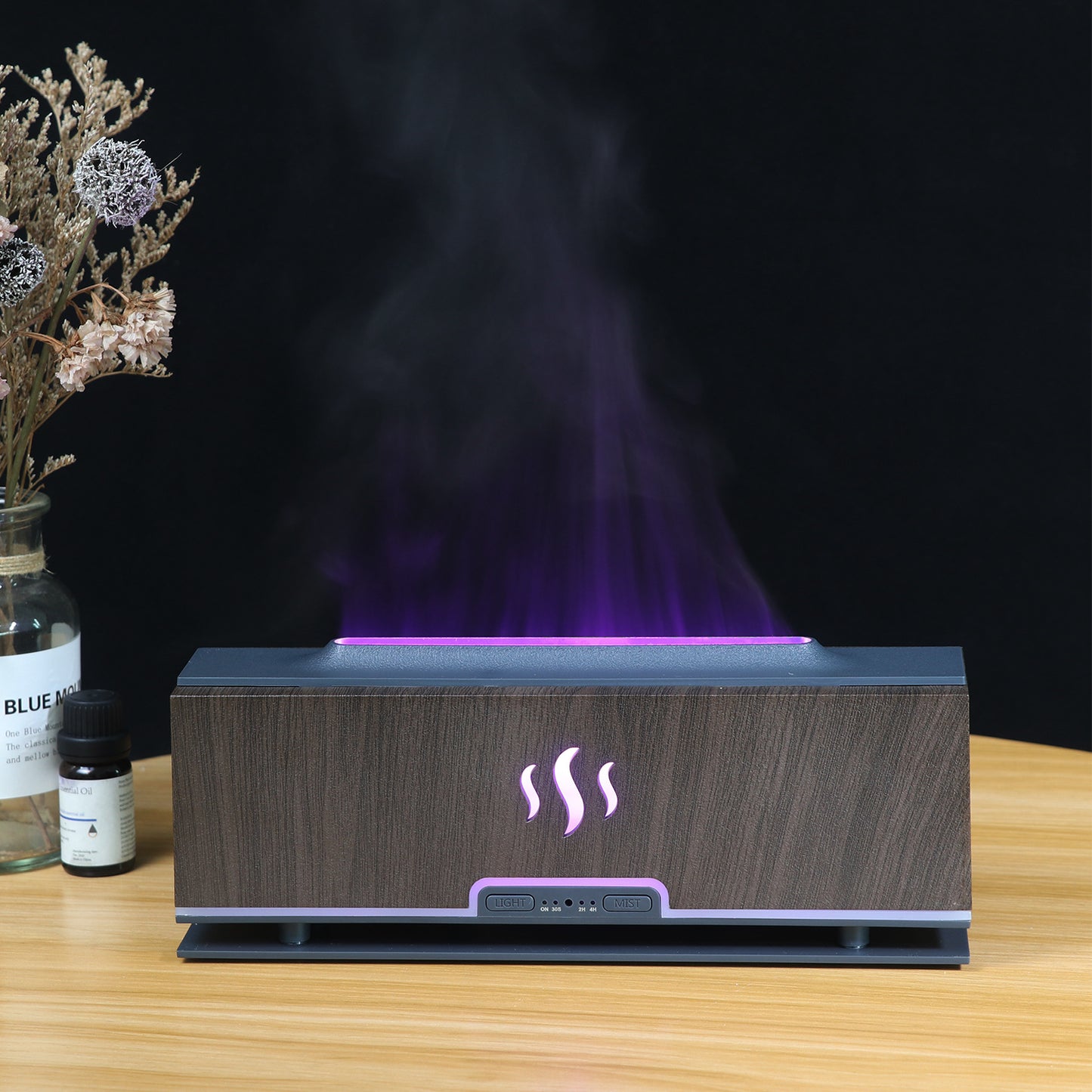 3D Flame Purification Humidifier Air Fragrance Machine