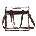 Women's Pvc Shoulder Messenger Bag Transparent