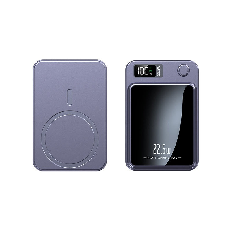 12000mAh Magnetic Wireless Power Bank With LED Display, 22.5W Fast Charging, Portable For Multiple Devices