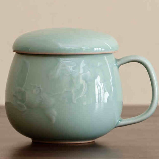 Mug Porcelain Tea Brewing Tea Water Separation Tea Cup