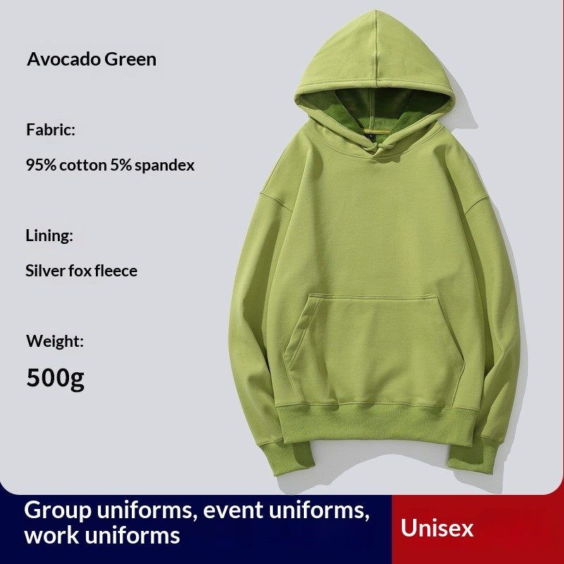 Hooded Hoodie Custom PrintedFor Women With Thickened Velvet