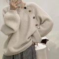 Design Sense Japanese Style Lazy Autumn Winter Coat