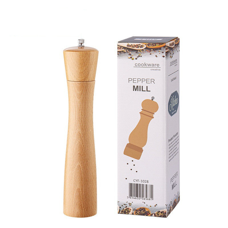 Manual Beech Wood Pepper Black Pepper Bottle