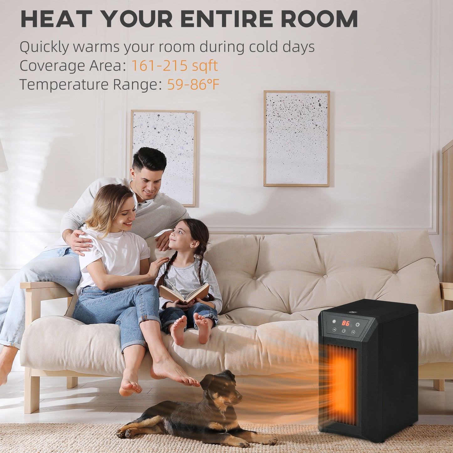 Electric Space Heater for Indoor Use