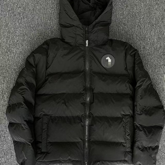 Stand Collar Warm Thickened Hooded Versatile Men's Jacket