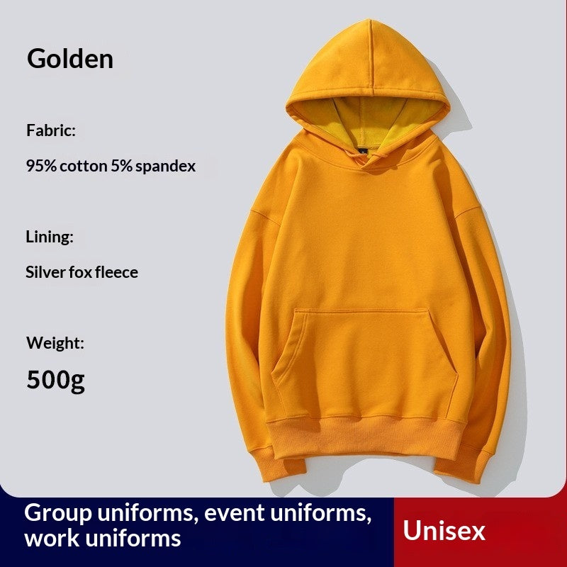 Hooded Hoodie Custom PrintedFor Women With Thickened Velvet