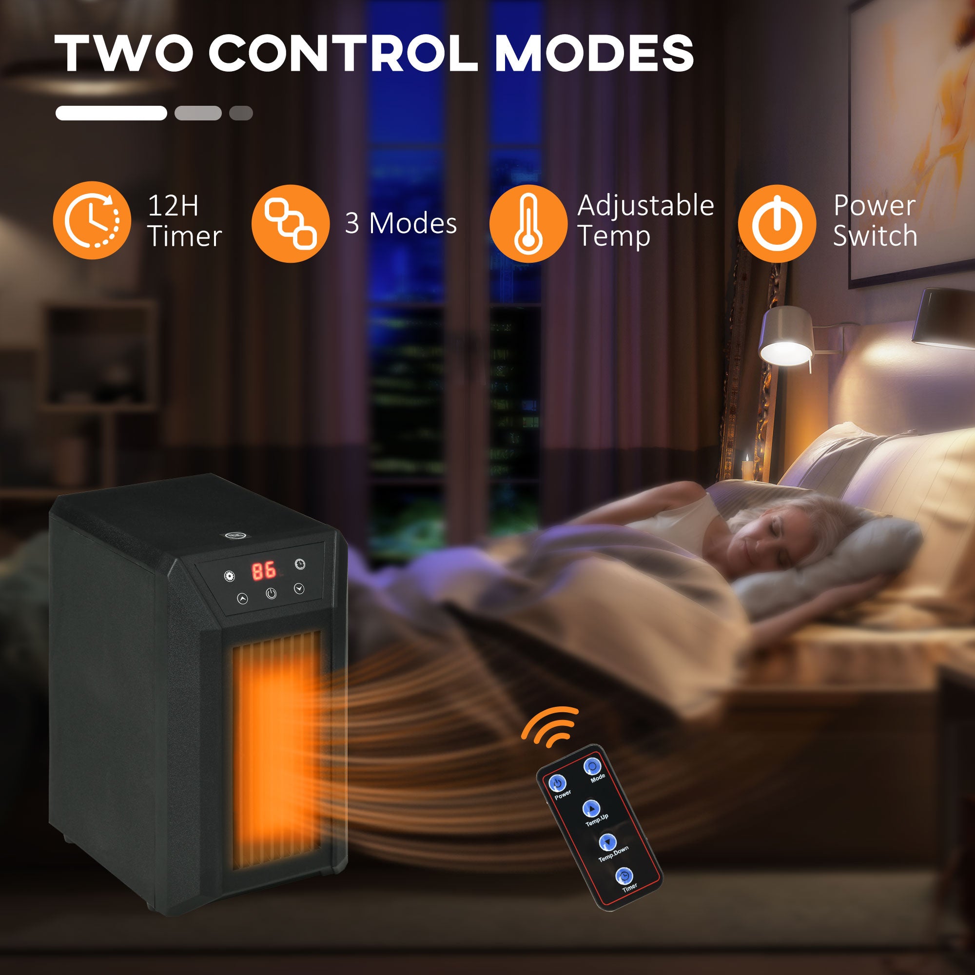 Electric Space Heater for Indoor Use