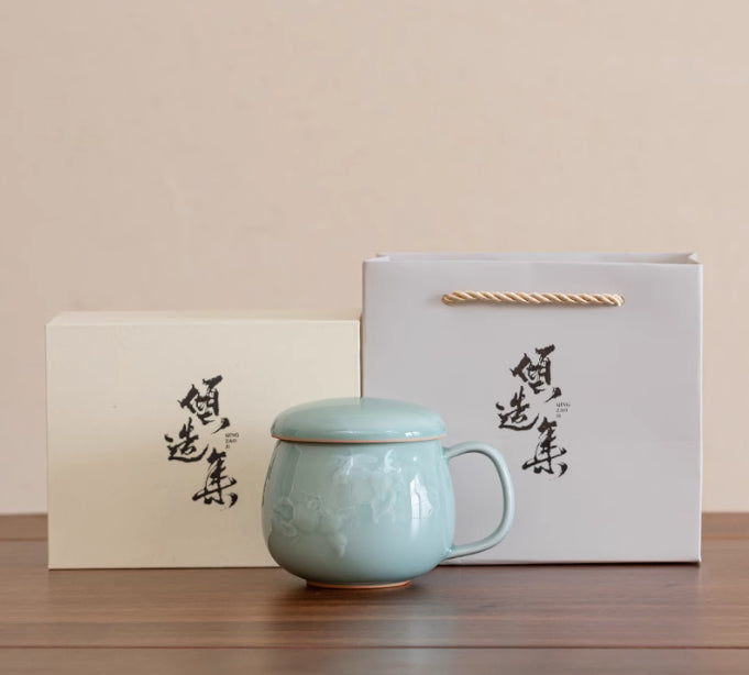 Mug Porcelain Tea Brewing Tea Water Separation Tea Cup