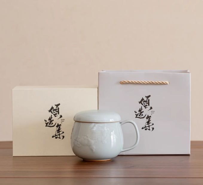 Mug Porcelain Tea Brewing Tea Water Separation Tea Cup