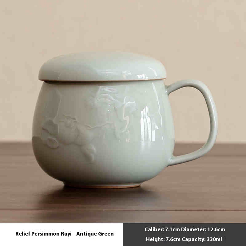 Mug Porcelain Tea Brewing Tea Water Separation Tea Cup