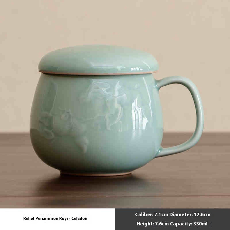 Mug Porcelain Tea Brewing Tea Water Separation Tea Cup